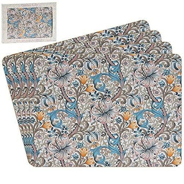 William Morris Golden Lilly Design Set of 4 Placemats
