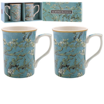 Almond Blossom Design Set of 2 Coffee/Tea Mugs
