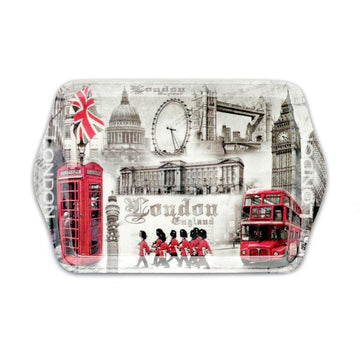 London Multi Icons Small Snack Tray