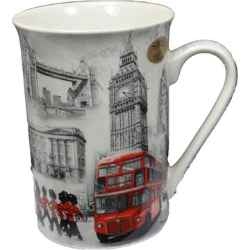 Red Guardsmen Red Bus Bone China Tea/Coffee Mug
