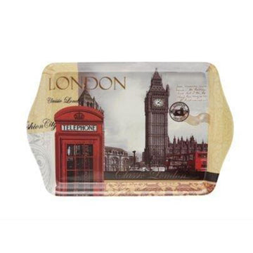 Big Ben and Red London Telephone Box Small Snack Tray