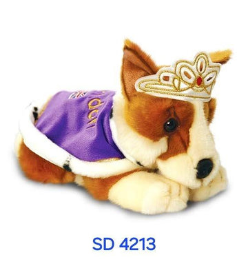 The Queen's Royal Corgi with Cape & Crown