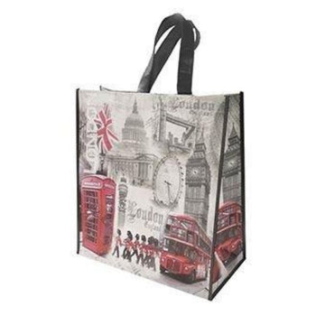 London Red Bus Shopping Bag