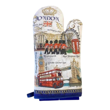 London Landmarks Collage Oven Glove