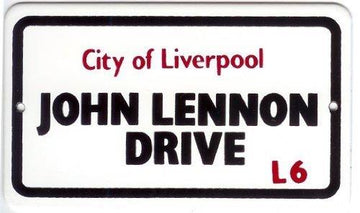 Street Signs John Lennon Drive - City of Liverpool